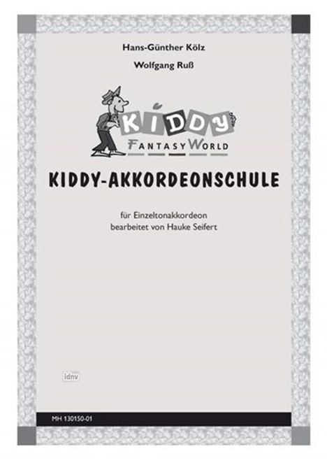 Hans-Günther Kölz: Kiddy-Akkordeonschule, Noten