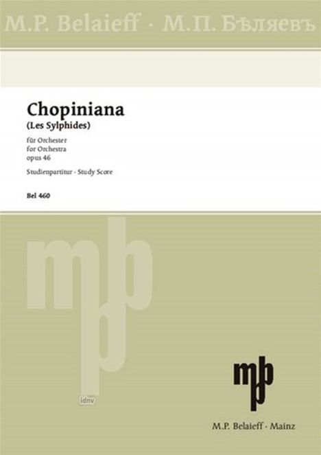 Frederic Chopin: Chopiniana, Noten