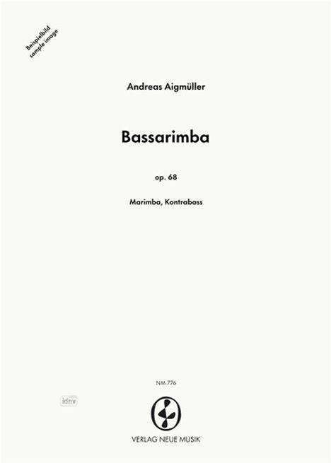 Andreas Aigmüller: Bassarimba, Noten