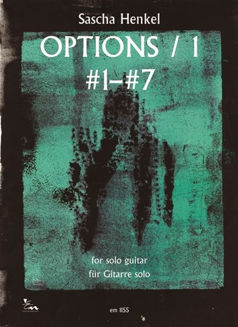 Sascha Henkel: OPTIONS / 1 #1–#7 für Gitarre, Noten