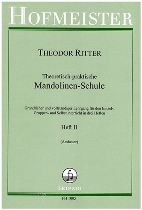 Theoretisch-praktische Mandolinen-Schule. H.2, Noten