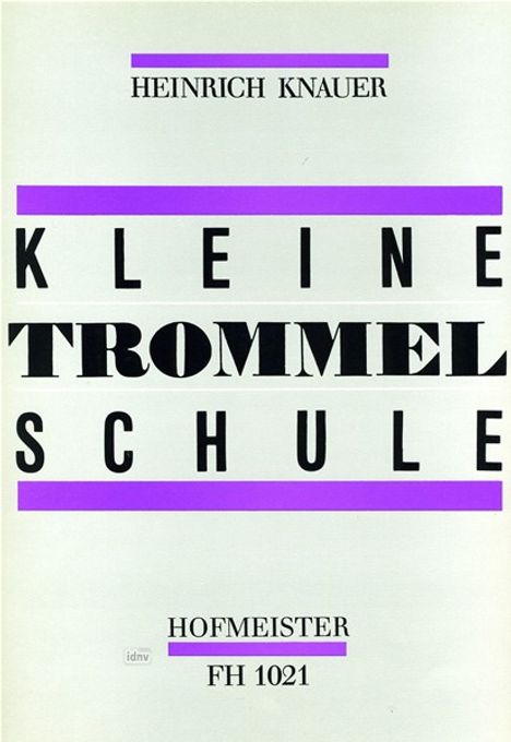 Heinrich Knauer: Kleine Trommelschule, Noten