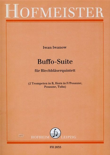 Iwan Iwanow: Buffo-Suite, Noten