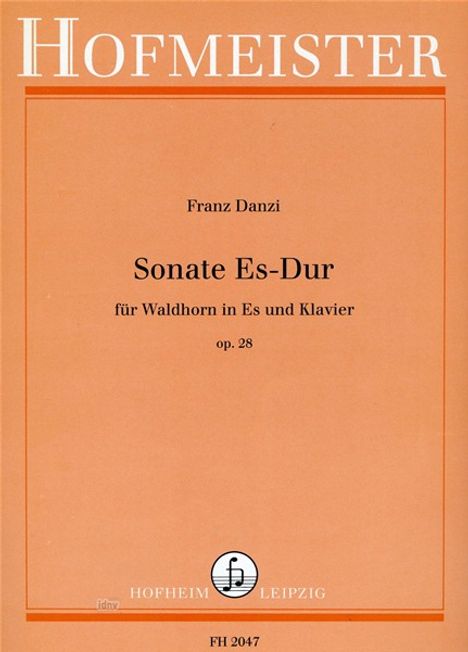 Franz Danzi: Sonate Es-Dur, op. 28, Noten