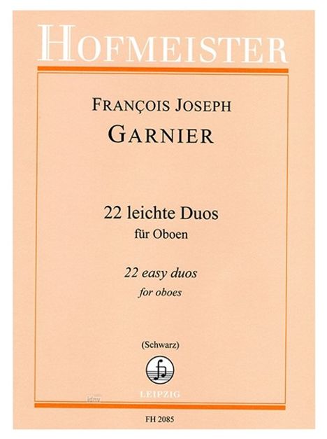 Francois Joseph Garnier: 22 leichte Duette, Noten