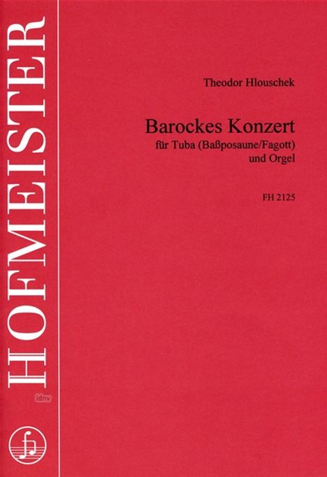 Theodor Hlouschek: Barockes Konzert, Noten