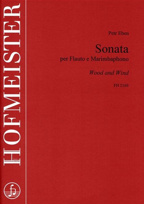 Petr Eben: Sonata per Flauto e Marimbaphone, Noten