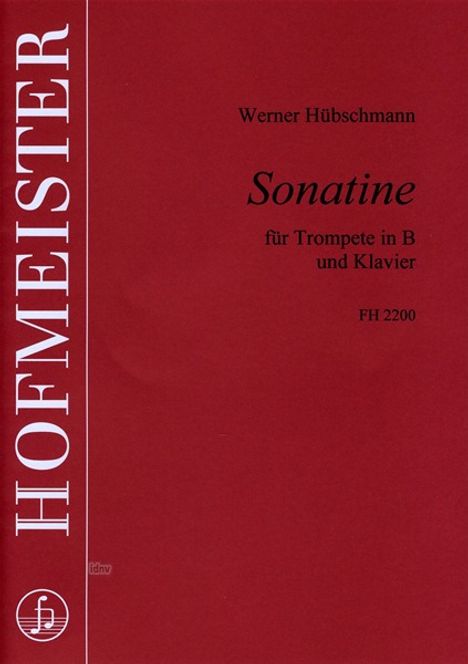 Werner Hübschmann: Sonatine, Noten