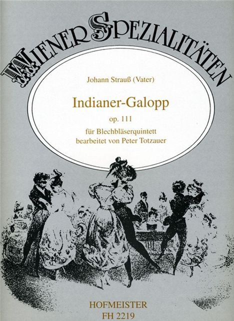 Johann Strauss I: Indianer-Galopp op. 111, Noten