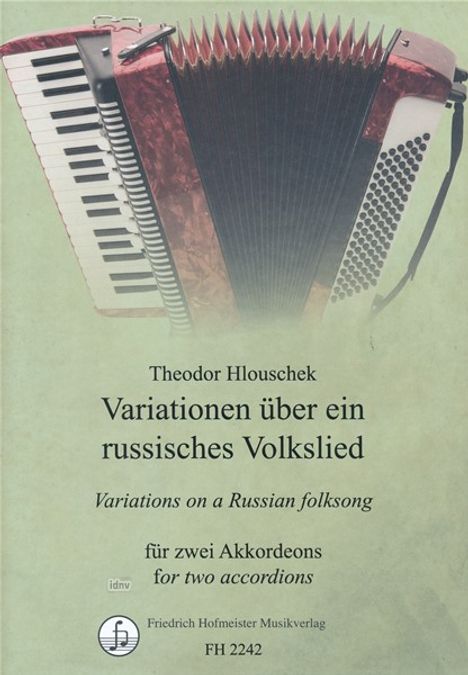 Theodor Hlouschek: Variationen über "Ich pflückte, Noten