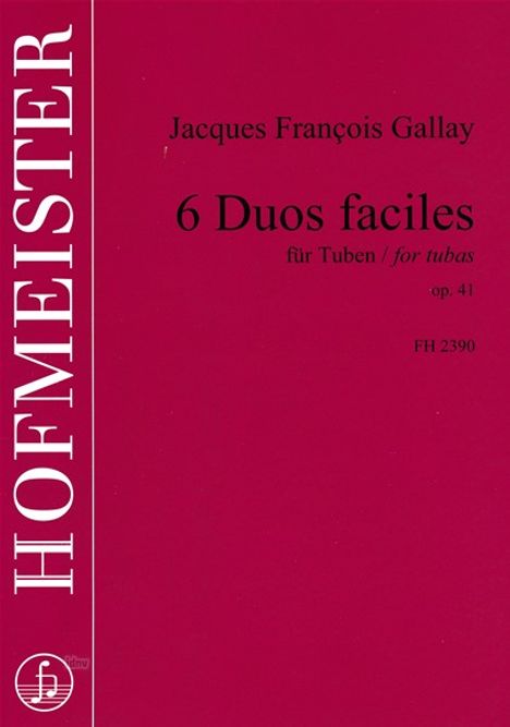 Jacques Francois Gallay: 6 Duos faciles op. 41, Noten