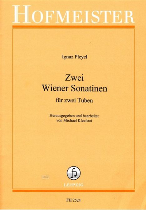 Ignaz Pleyel: 2 Wiener Sonatinen, Noten