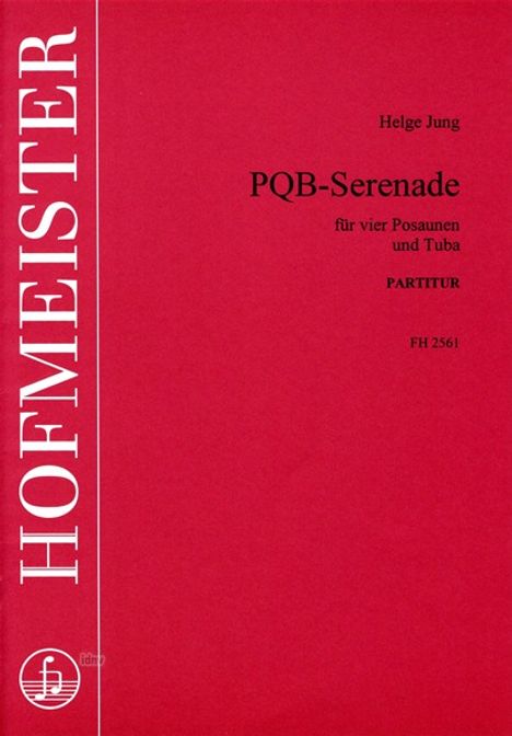 Helge Jung: PQB-Serenade, Noten