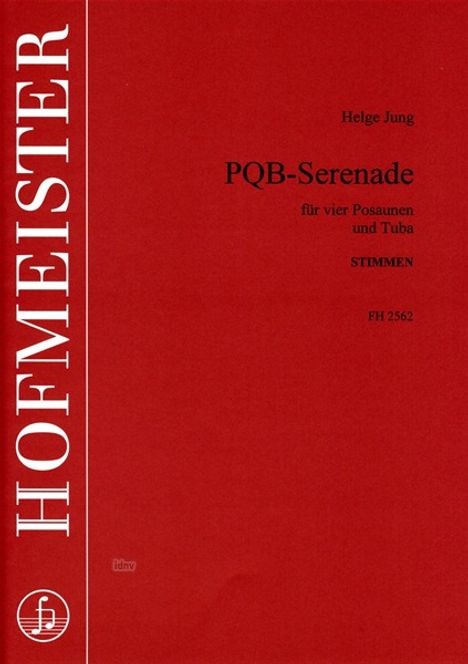 Helge Jung: PQB-Serenade, Noten