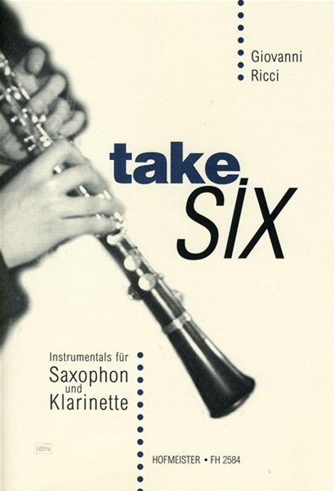 Giovanni Ricci: Take six. Instrumentals, Noten
