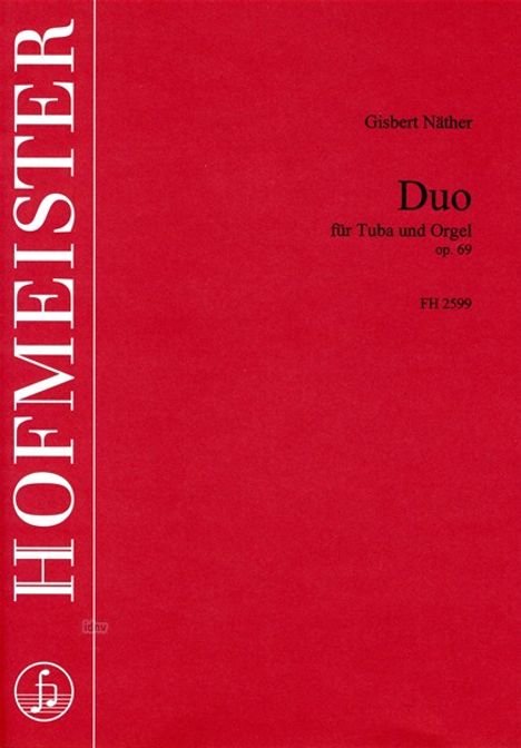 Gisbert Näther: Duo für Tuba und Orgel op. 69, Noten