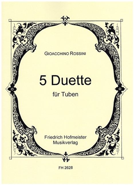 Gioacchino Rossini: 5 Duetti, Noten