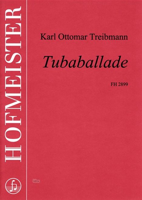 Karl Ottomar Treibmann: Tubaballade, Noten