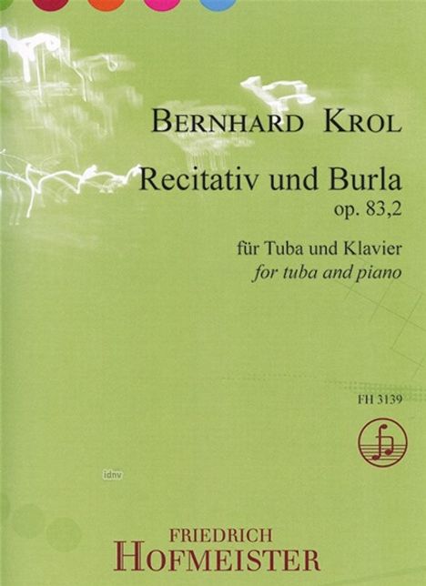 Bernhard Krol: Recitativ und Burla, op. 83/2, Noten