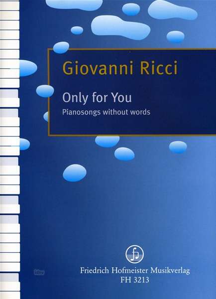 Giovanni Ricci: Only for you., Noten