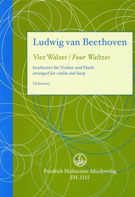 Ludwig van Beethoven: Vier Walzer op. WoO 8, Noten