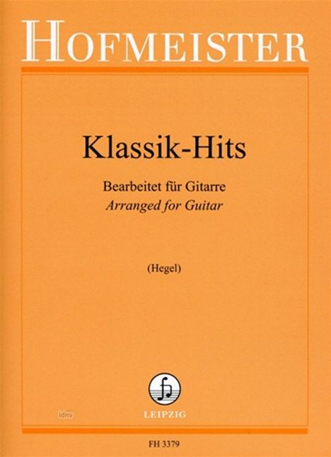 Klassik-Hits, Bearbeitet für Gitarre, Noten