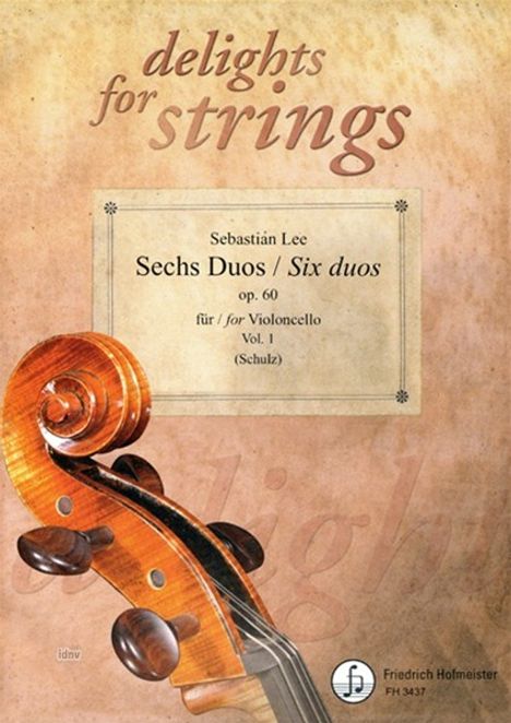 Sechs Duos op.60 für Violoncello. Six duos op.60 for Violoncello. Vol.1, Noten