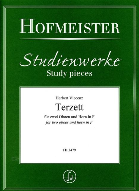 Herbert Viecenz: Terzett, Noten