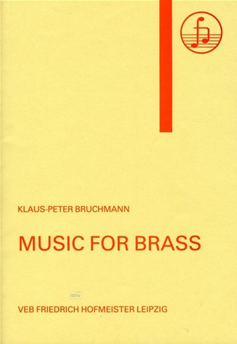 Klaus-Peter Bruchmann: Music for brass, Noten