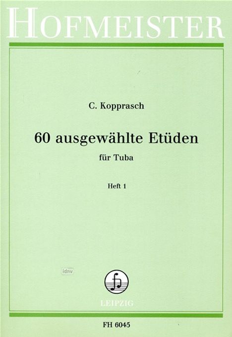 C. Kopprasch: 60 Etüden, Noten