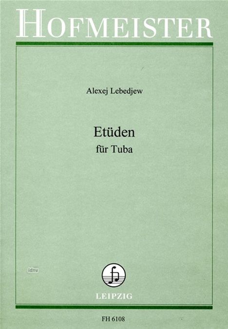 Alexej Lebedjew: Etüden, Noten