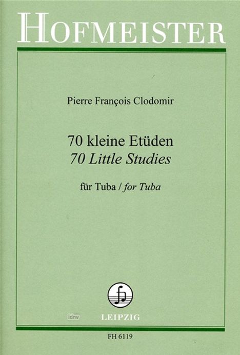 Pierre Francois Clodomir: 70 kleine Etüden, Noten