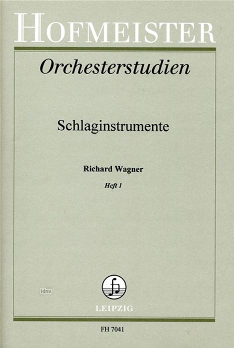 Orchesterstudien für Schlaginstrumente, Noten