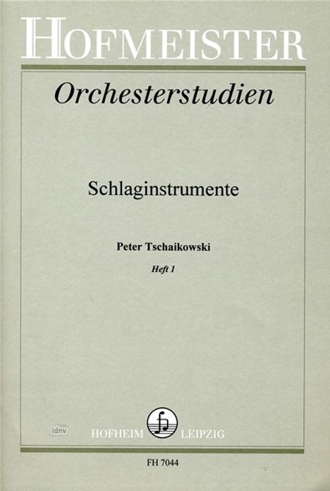 Orchesterstudien für Schlaginstrumente, Noten