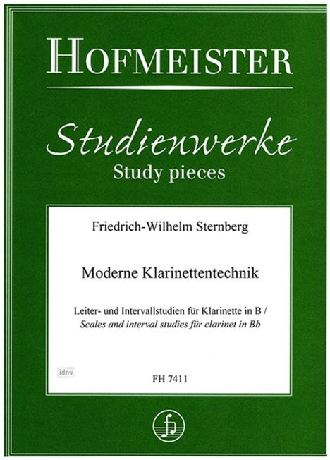 Friedrich-Wilhelm Sternberg (*1931): Moderne Klarinettentechnik, Noten