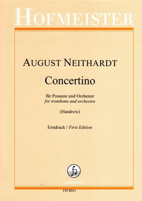 August Neithardt: Concertino für Posaune und Orchester, Noten