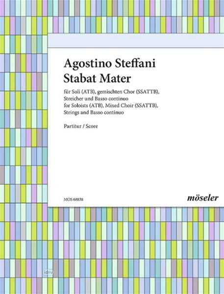 Agostino Steffani: Stabat Mater, Noten