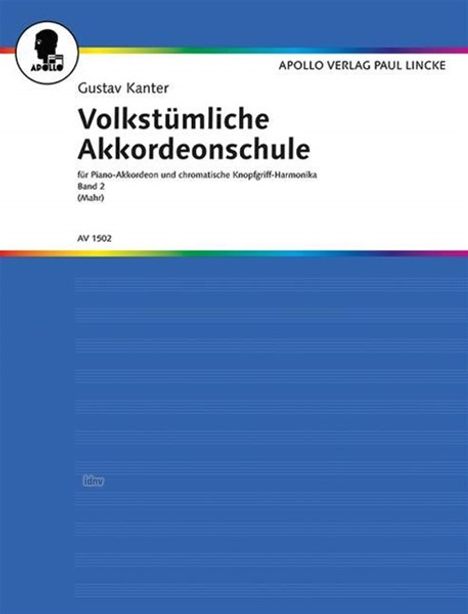 Gustav Kanter: Volkstümliche Akkordeonschule, Noten