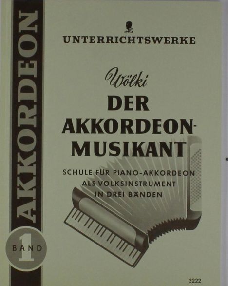 Konrad Wölki: Der Akkordeon-Musikant, Noten