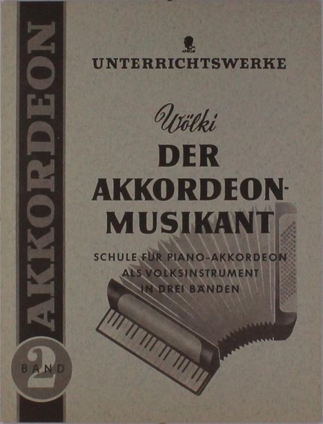 Konrad Wölki: Der Akkordeon-Musikant, Noten