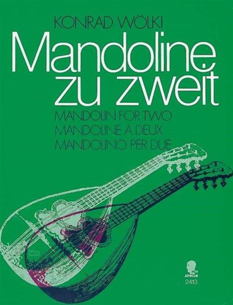 Konrad Wölki: Mandoline zu zweit, Noten