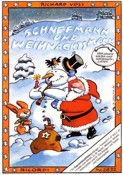 Voss, R: Schneemann&Weihnachtsmann, Buch