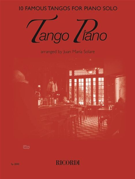 Tango Piano, Noten