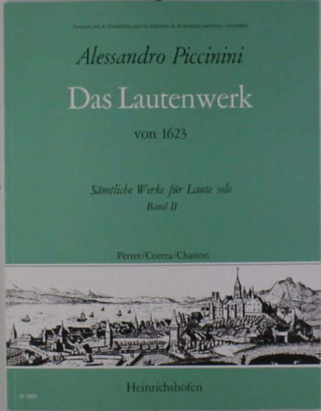 Alessandro Piccinini: Das Lautenwerk von 1623., Noten