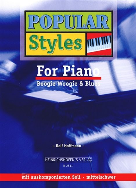 Popular Styles For Piano., Noten