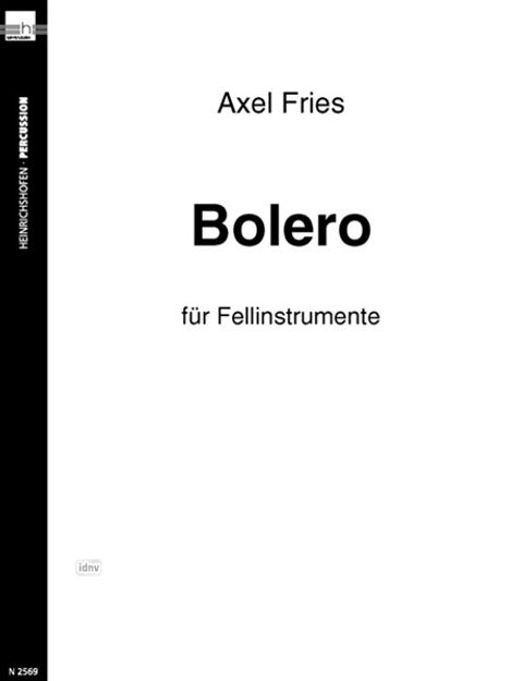 Axel Fries: Bolero, Noten