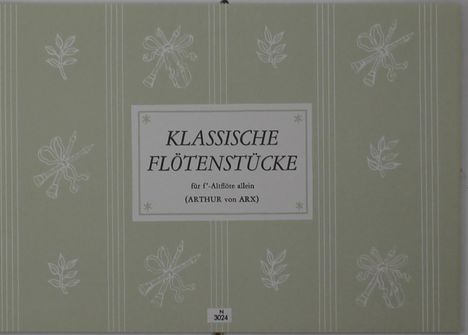 Klassische Flötenstücke, Noten