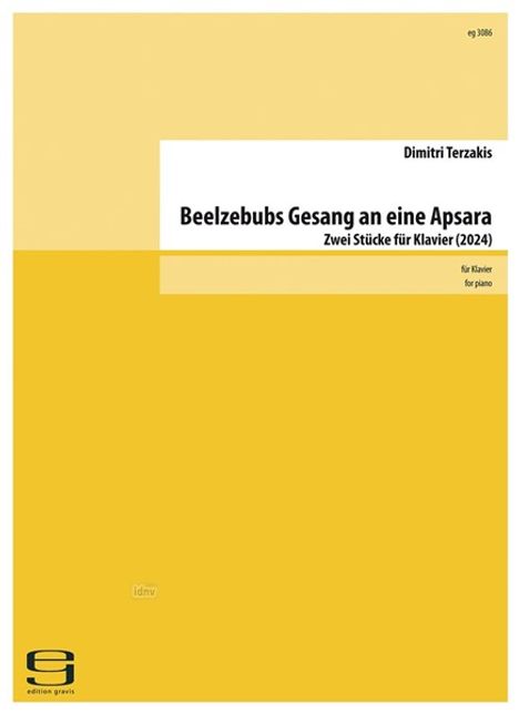 Dimitri Terzakis: Beelzebubs Gesang für eine Apsara für Klavier (2024), Noten