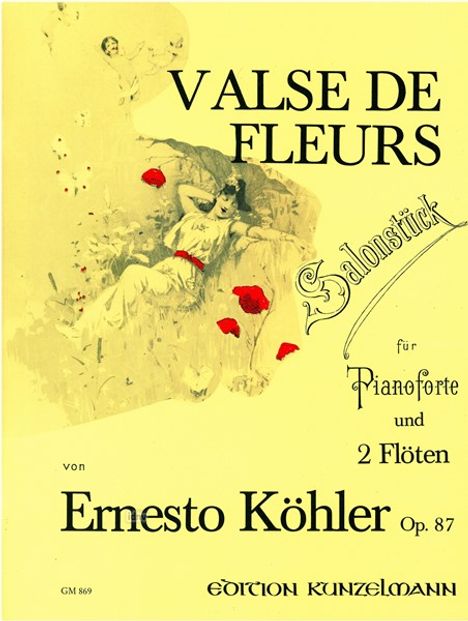 Ernesto Köhler: Valse de Fleurs op. 87, Noten