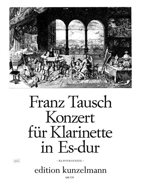 Franz Wilhelm Tausch: Konzert für Klarinette Es-Dur, Noten
